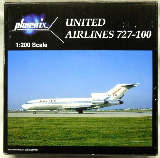 Phoenix 1/200 Boeing 727-100 United Airlines, 20003 plastic model kit
